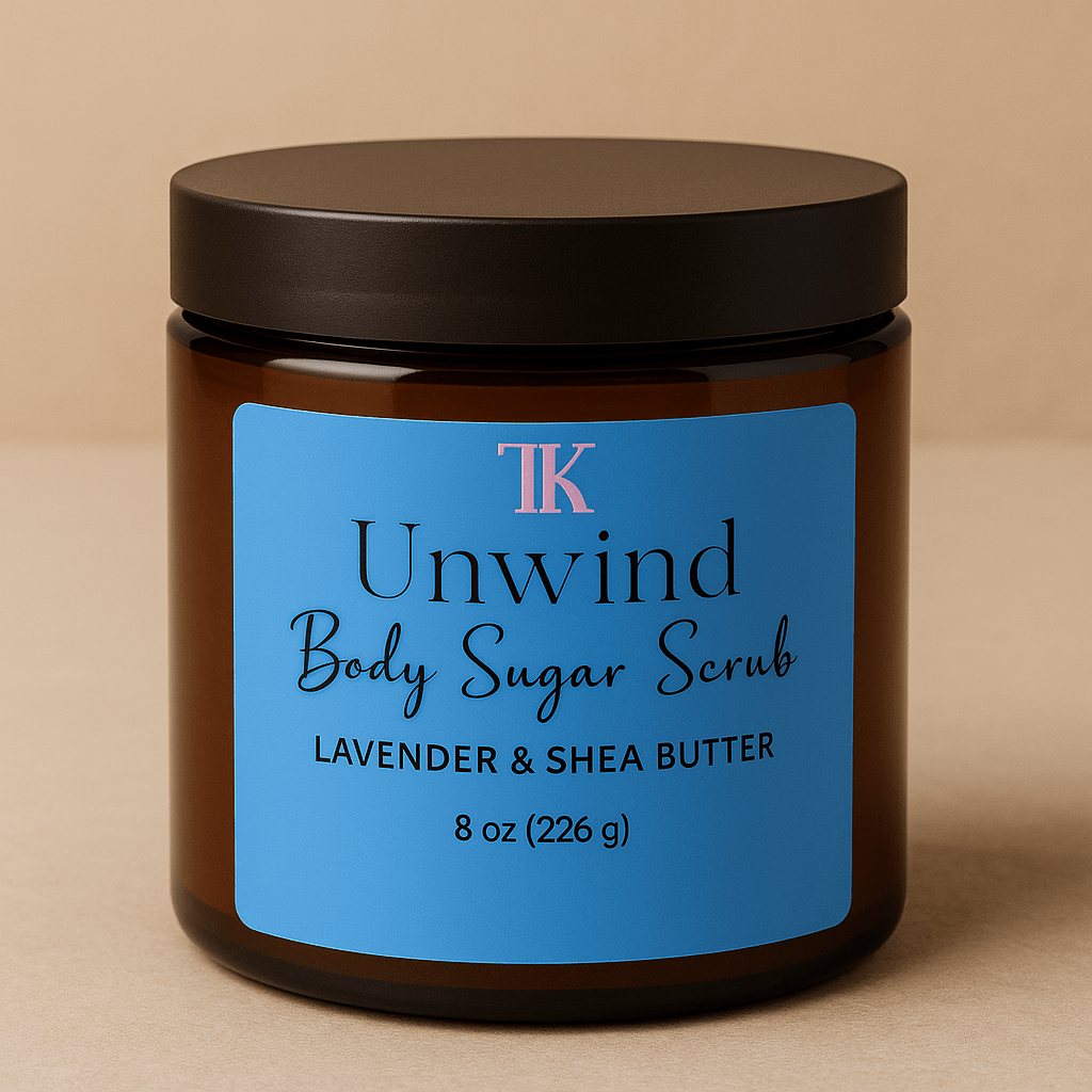 The Unwind Sugar Scrub - Tu Kute Kosmetics.com