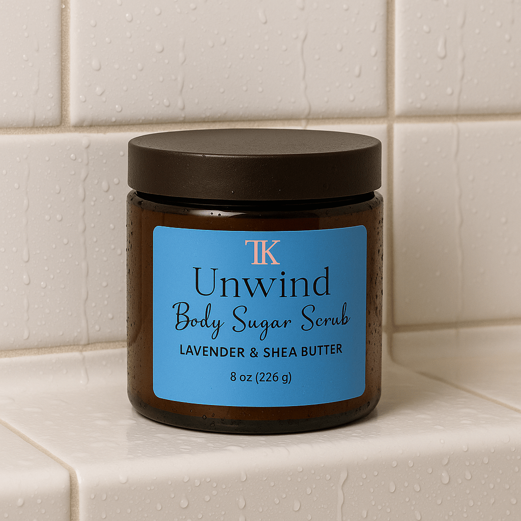 The Unwind Sugar Scrub - Tu Kute Kosmetics.com
